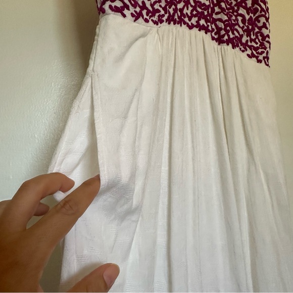 Embroidered Anthropologie Maxi Dress Size 6 - Picture 9 of 10